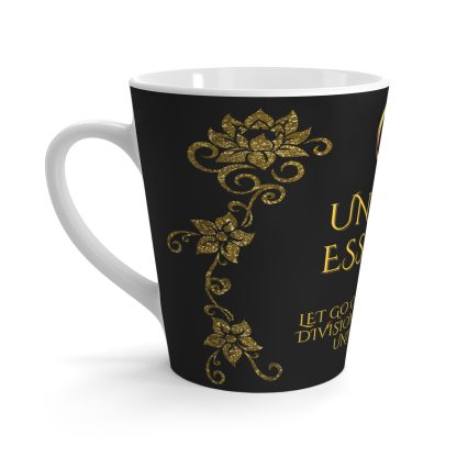 SoS17 Unified Essence latte mug in black