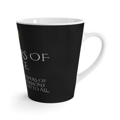 Whispers His Black Latte | 12oz Latte Mug | Sips of Serenity - Image 3