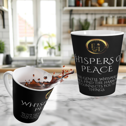 SoS04 Whispers of Peace | His | Black Latte Mug