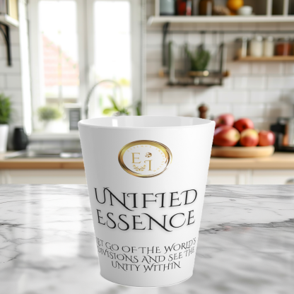 Unified His White Latte | 12oz Latte Mug | Sips of Serenity - Image 2