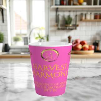 SoS11 Harvest Harmony latte mug in pink