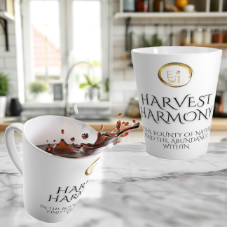 SoS15 Harvest Harmony | His | White Latte Mug