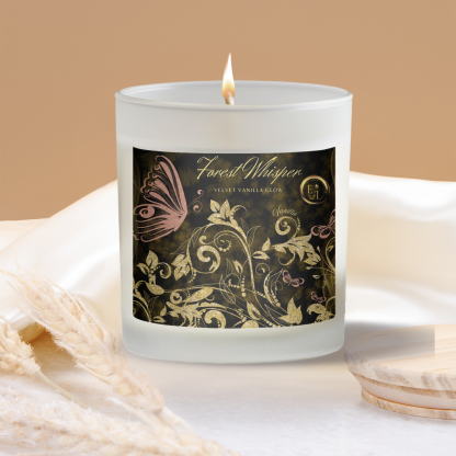 Velvet Vanilla Glow | Vanilla | Luxury Frosted Candle 11oz