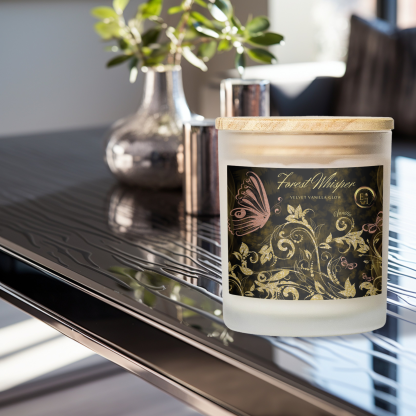 Velvet Vanilla Glow | Vanilla | Luxury Frosted Candle 11oz - Image 5