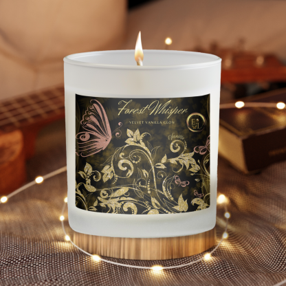 Velvet Vanilla Glow | Vanilla | Luxury Frosted Candle 11oz - Image 6