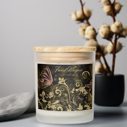 Velvet Vanilla Glow | Vanilla | Luxury Frosted Candle 11oz - Image 7