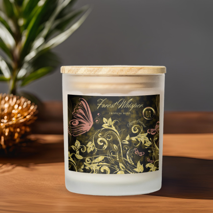 Tropical Bliss | Mango Coconut | Luxury Frosted Candle 11oz - Image 3