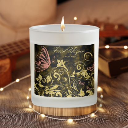 Tropical Bliss | Mango Coconut | Luxury Frosted Candle 11oz - Image 4