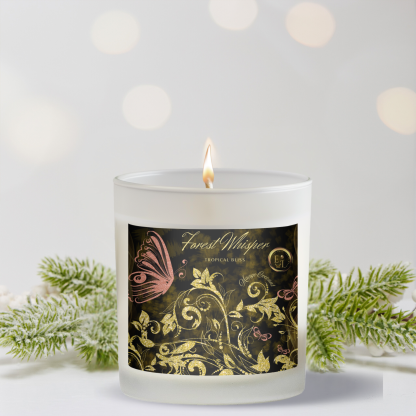 Tropical Bliss | Mango Coconut | Luxury Frosted Candle 11oz - Image 6