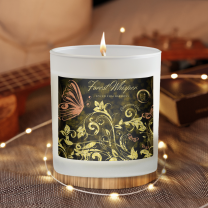 Spiced Chai Harmony | Cinnamon Chai | Luxury Frosted Candle 11oz