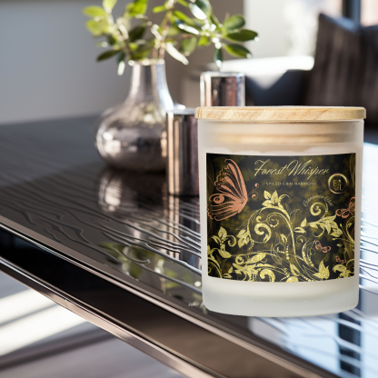 Spiced Chai Harmony | Cinnamon Chai | Luxury Frosted Candle 11oz - Image 3