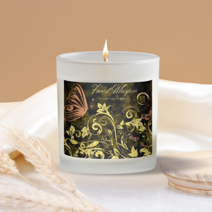 Spiced Chai Harmony | Cinnamon Chai | Luxury Frosted Candle 11oz - Image 5