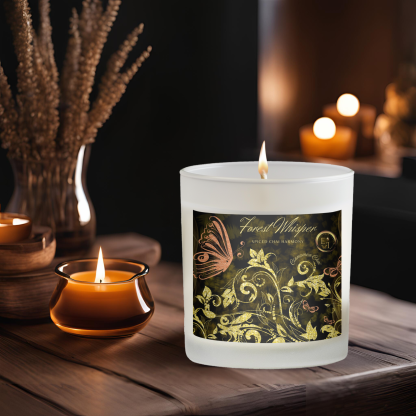 Spiced Chai Harmony | Cinnamon Chai | Luxury Frosted Candle 11oz - Image 6