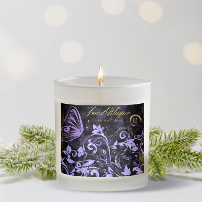 Berry Velvet Dream Candle | Blackberry Vanilla | Luxury Frosted Candle 11oz - Image 2