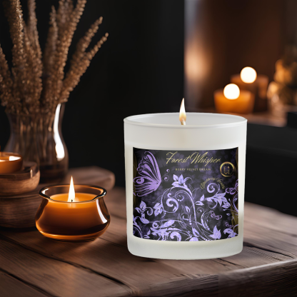 Berry Velvet Dream Candle | Blackberry Vanilla | Luxury Frosted Candle 11oz - Image 6