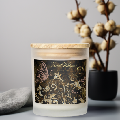 Oceanic Breeze | Sea Minerals | Luxury Frosted Candle 11oz - Image 6