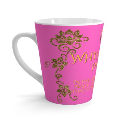 Whispers Her Pink Latte | 12oz Latte Mug | Sips of Serenity - Image 4