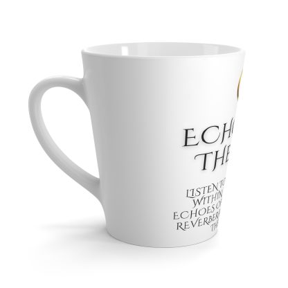 Echoes His White Latte | 12oz Latte Mug | Sips of Serenity - Image 5