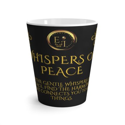 Whispers Her Black Latte | 12oz Latte Mug | Sips of Serenity - Image 5