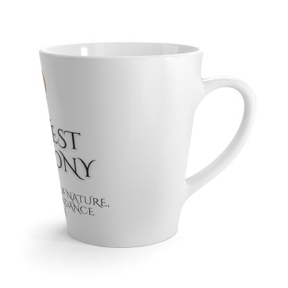 Harvest His White Latte | 12oz Latte Mug | Sips of Serenity - Image 3