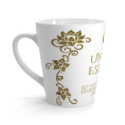 SoS18 Unified Essence latte mug in white