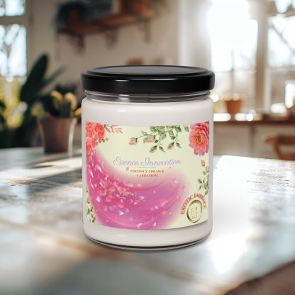 Essence Signature Exotic Embrace Candle | Coconut Cream + Cardamom | 9oz