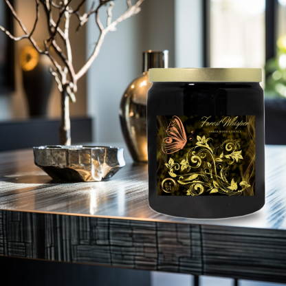 Forest Whisper Candle | Amber Wood Essence | Luxe Ceramic