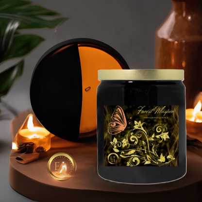 Forest Whisper Candle | Amber Wood Essence | Luxe Ceramic - Image 7