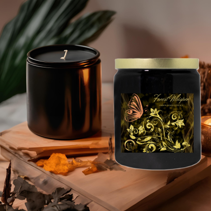 Forest Whisper Candle | Amber Wood Essence | Luxe Ceramic - Image 9