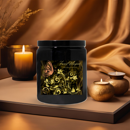 Forest Whisper Candle | Amber Wood Essence | Luxe Ceramic - Image 12