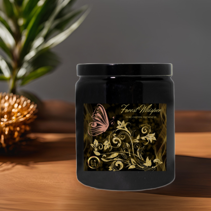 Forest Whisper Candle | Pure Cotton Freshness | Luxe Ceramic - Image 12