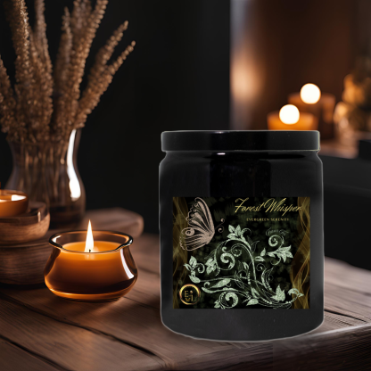 Forest Whisper Candle | Evergreen Serenity | Luxe Ceramic - Image 7