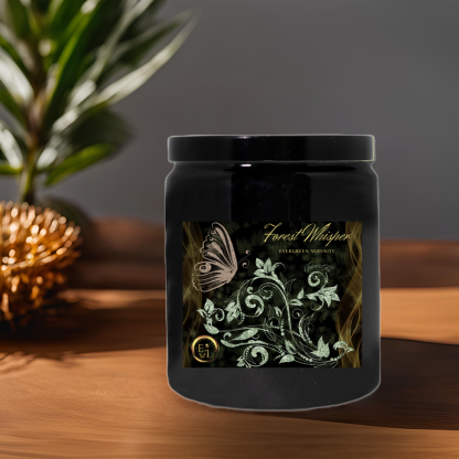 Forest Whisper Candle | Evergreen Serenity | Luxe Ceramic - Image 9