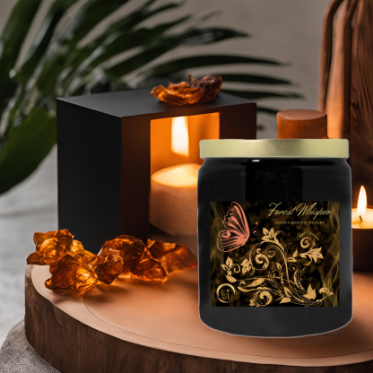 Forest Whisper Candle | Golden Harvest Delight | Luxe Ceramic - Image 12