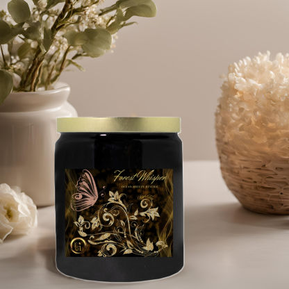 Forest Whisper Candle | Ocean Breeze Reverie | Luxe Ceramic - Image 6