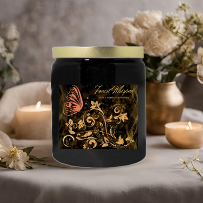 Forest Whisper Candle | Spiced Pumpkin Harmony | Luxe Ceramic - Image 5