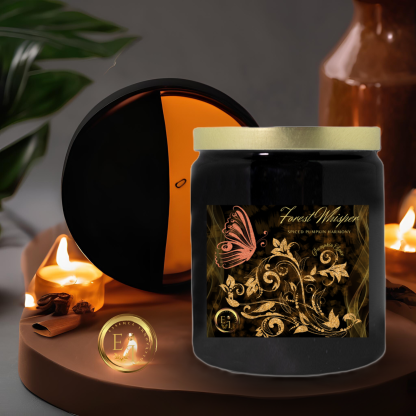 Forest Whisper Candle | Spiced Pumpkin Harmony | Luxe Ceramic - Image 7