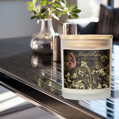 Desert Bloom Essence Luxury Candle | Cactus Flower + Jade | 11oz Frosted Glass - Image 7