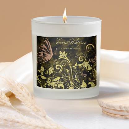 Meadow Awakening Luxury Candle | Fresh Cut Grass | 11oz Frosted Glass - Image 5