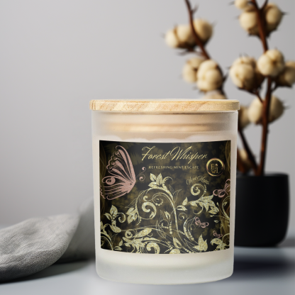 Refreshing Mint Escape Candle | Mint Mojito | 11oz Frosted Glass - Image 4