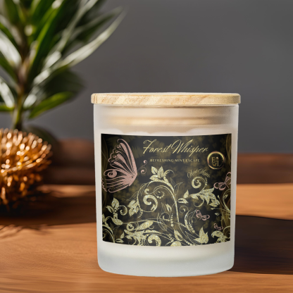 Refreshing Mint Escape Candle | Mint Mojito | 11oz Frosted Glass - Image 6