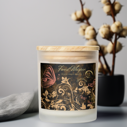 Silken Vanilla Whisper Candle | Velvet Vanilla | 11oz Frosted Glass - Image 7