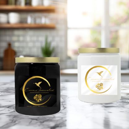 Golden Rose Radiance Candle | White Tea | Luxe Ceramic 8oz