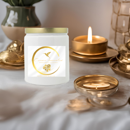 Golden Rose Velvet Candle | Velvet Vanilla | Luxe Ceramic 8oz