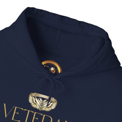 Veteran Qualities Warrior Four | Navy Hoodie | Military and Service Tribute - Image 5