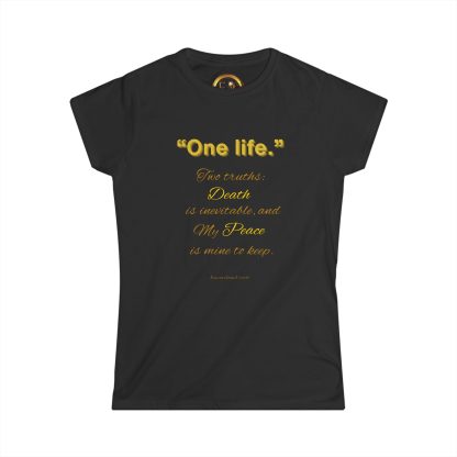 One Life Tee Black | Seek More Collection | EI Fashion