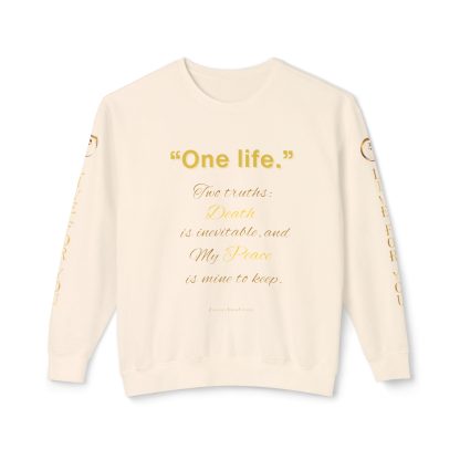 One Life Sweatshirt Ivory | The Elegant Edition | EI Apparel