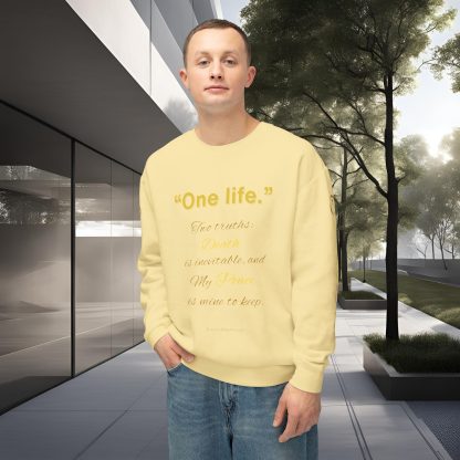 One Life Sweatshirt Butter | The Radiant Edition | EI Apparel - Image 5