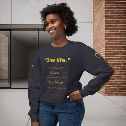 One Life Sweatshirt Black | The Bold Edition | EI Apparel