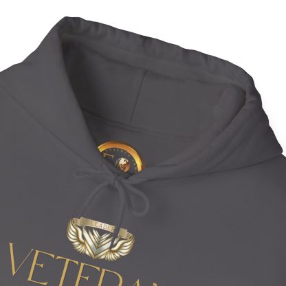 Veteran Qualities Leader Two | Charcoal Hoodie | Military and Service Tribute - Image 5